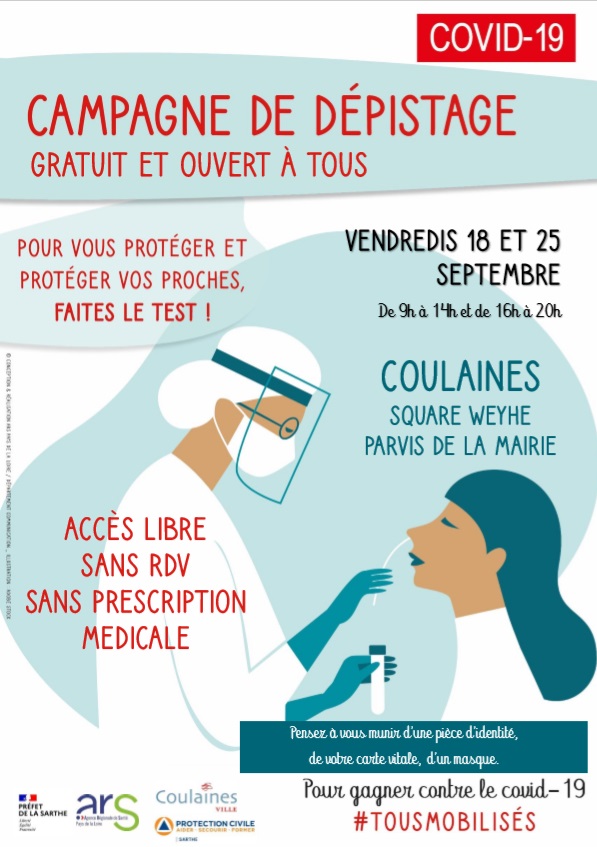 COVID-19_Dépistage_Septembre_affiche_COULAINES